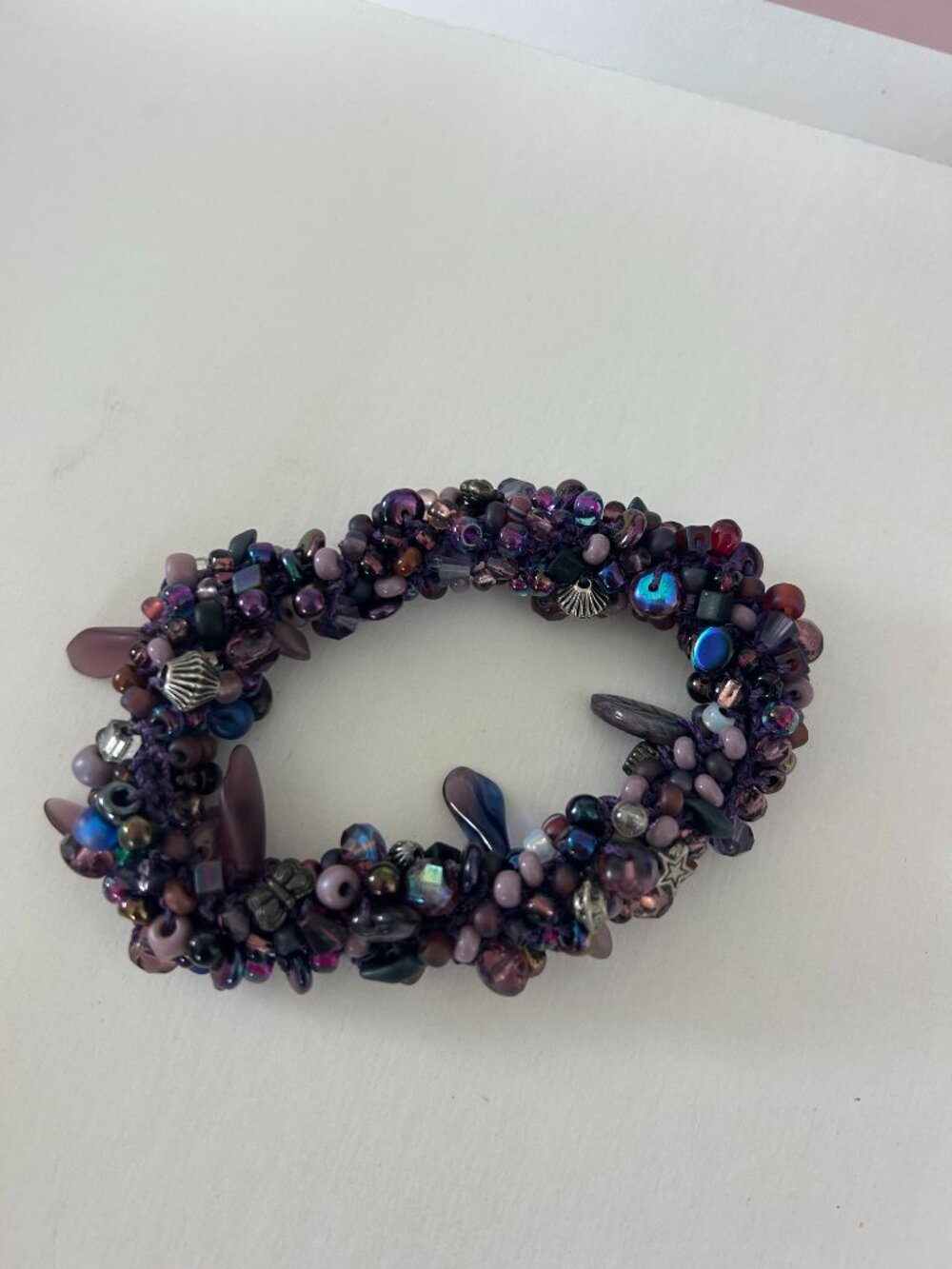 Amethyst Bead Bracelet